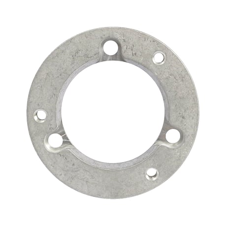 Air cleaner adapter plate, Keihin butterfly. Aluminum ilmanpuhdistimen sovitinlevy