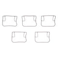 Cometic, upper rocker cover gasket. Rubber ylemmän venttiilikopan tiiviste. Kumi