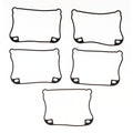 Cometic, gasket lower & upper rocker cover. Rubber (5) tiiviste alempi ja ylempi venttiilikoppa. Kumi (5)