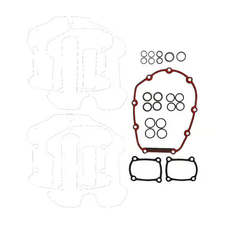 James, cam gear change gasket kit. M8 nokka-akselin tiivistesarja