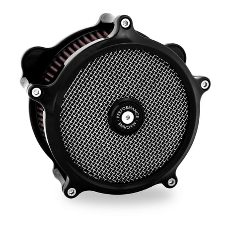 PM, ''Super Gas Interchange'' air cleaner kit. Black ilmanpuhdistinsarja