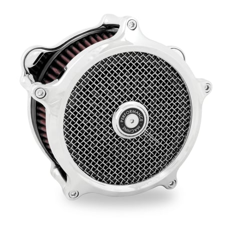 PM, ''Super Gas Interchange'' air cleaner kit. Chrome ilmanpuhdistinsarja