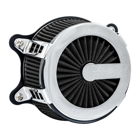 Vance & Hines, Cage Fighter air cleaner assembly. Chrome ilmanpuhdistinkokoonpano