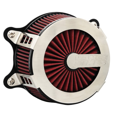 Vance & Hines, Cage Fighter air cleaner assembly. Brushed ilmanpuhdistinkokoonpano