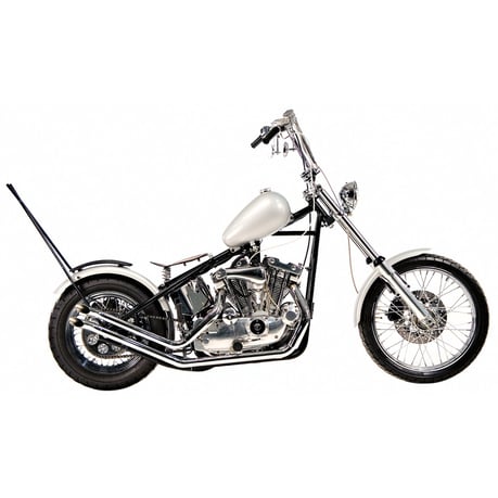 Paughco, Upswept drag pipes. Gooseneck. Chrome kromi