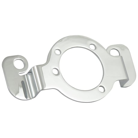 Air cleaner adapter bracket. Chrome Ilmanpuhdistimen sovittimen pidike