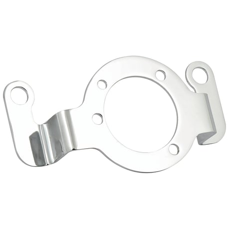 Air cleaner adapter bracket. Chrome Ilmanpuhdistimen sovittimen pidike
