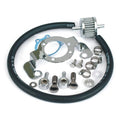 Air cleaner adapter bracket kit. Chrome