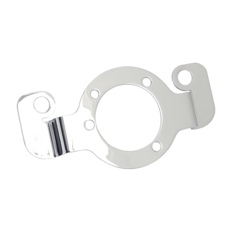 Air cleaner adapter bracket. Chrome Ilmanpuhdistimen sovittimen pidike