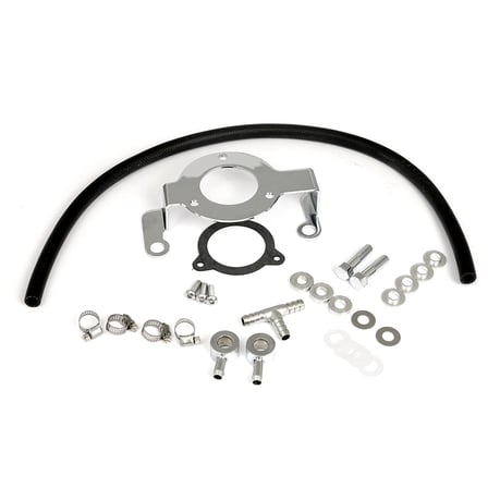 Air cleaner adapter bracket kit. Chrome Ilmanpuhdistimen sovittimen pidike