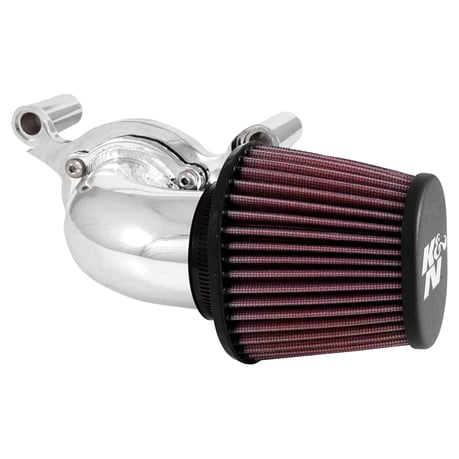 K&N, AirCharger performance air cleaner kit. Polished ilmanpuhdistinsarja kiillotettu