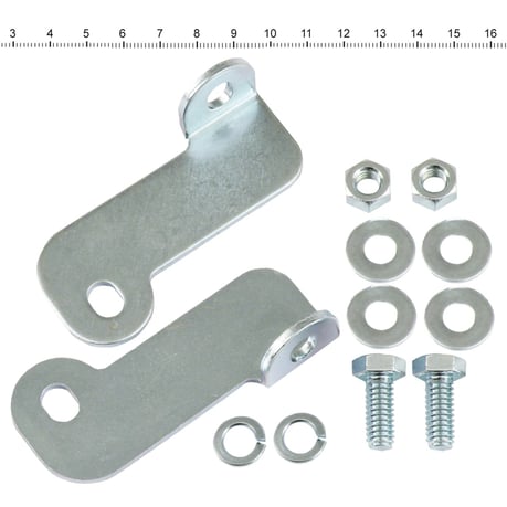 Air cleaner adapters only, for adapter bracket. Chrome Vain ilmanpuhdistimen adapterit, sovitintelineelle