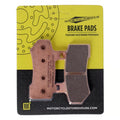MCS, brake pads front & rear. Sintered jarrupalat etu ja taka