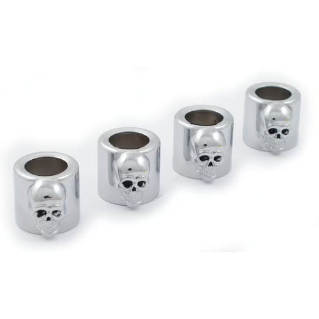 Spring cover set, pushrod. skull Jousen suojussarja, työntötanko, kallo