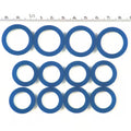 Pushrod cover seal kit, blue silicone Työntötangon kannen tiivistesarja, sininen silikoni