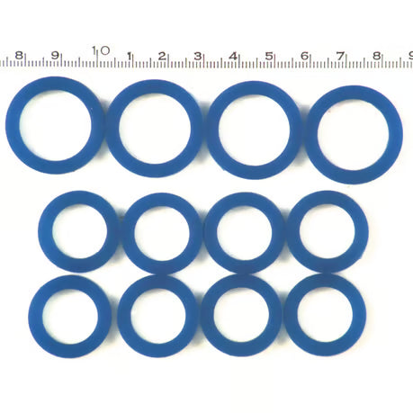 Pushrod cover seal kit, blue silicone Työntötangon kannen tiivistesarja, sininen silikoni
