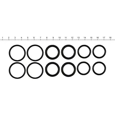 S&S, pushrod cover seal kit. Rubber Työntötangon kannen tiivistesarja, kumi