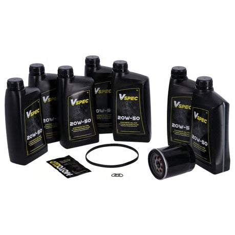 MCS, 'Big Oil' service kit. Full synthetic. Black filter -huoltosarja. Täyssynteettinen. Musta suodatin.