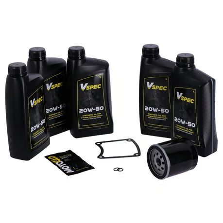 MCS, 'Big Oil' service kit. Full synthetic. Black filter -huoltosarja. Täyssynteettinen. Musta suodatin.