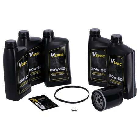 MCS 'Big Oil' service kit. Full synthetic. Black filter -huoltosarja. Täyssynteettinen. Musta suodatin