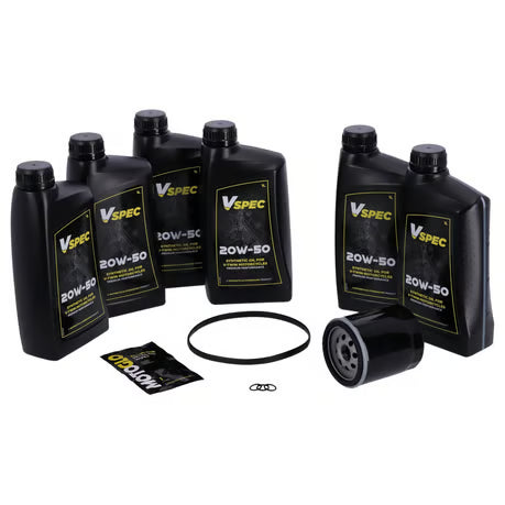 MCS, 'Big Oil' service kit. Full synthetic. Black filter -huoltosarja. Täyssynteettinen. Musta suodatin.