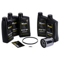 MCS, 'Big Oil' service kit. Full synthetic. Chrome filter -huoltosarja. Täyssynteettinen. Krominen suodatin.