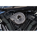 S&S, Stealth Teardrop air cleaner kit. Lava Chrome ilmanpuhdistinsarja