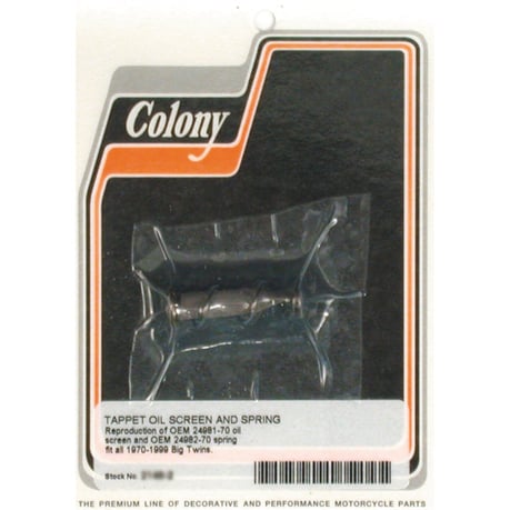 Colony, oil screen kit öljynsuodatinsarja