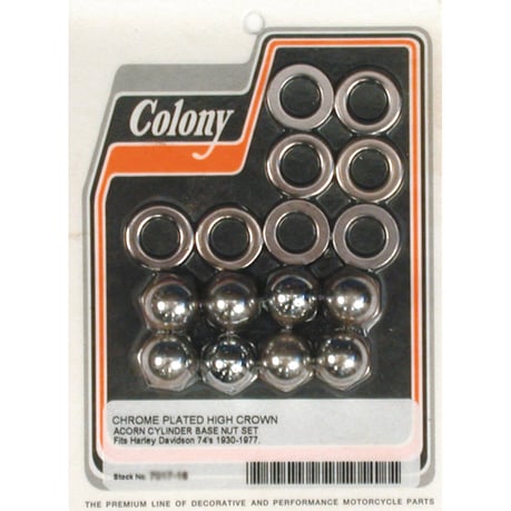 Colony cyl base nut kit