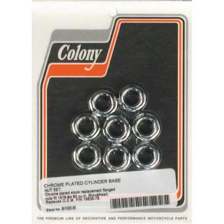 Colony cyl base nut kit sylinterin pohjan mutterisarja