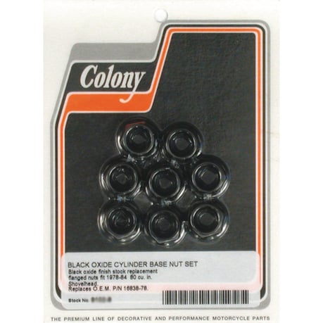 Colony cyl base nut kit sylinterin pohjan mutterisarja