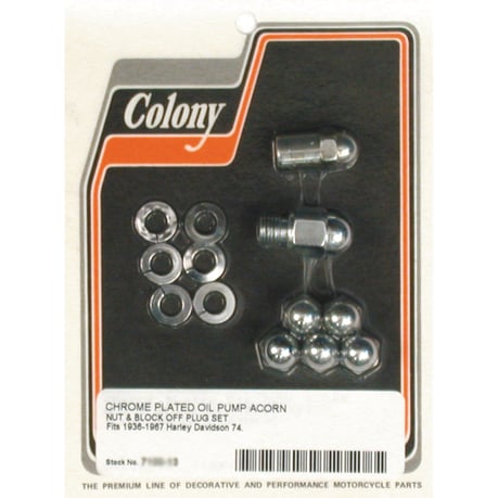 Colony oil pump mount nuts, acorn öljypumpun kiinnitysmutterit