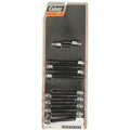 Colony, Sportster rocker box bolt kit. Cap style, chrome keinuvivun pulttisarja.