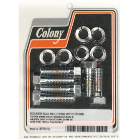 Colony, Knuckle-keinuvivun kotelon pulttisarja, kromi (36-47 Knucklehead)
