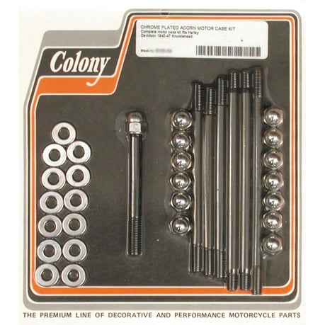 Colony, kampikammion pulttisarja, tapiiri, kromi (40-47 Knucklehead)