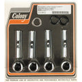 Colony, 86-90 XL upper pushrod cover kit. Chrome ylemmän työntötangon suojussarja