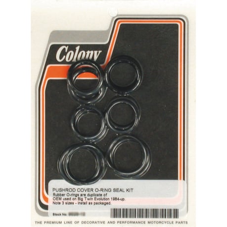 Colony, 84-99 pushrod cover seal kit työntötangon kannen tiivistesarja