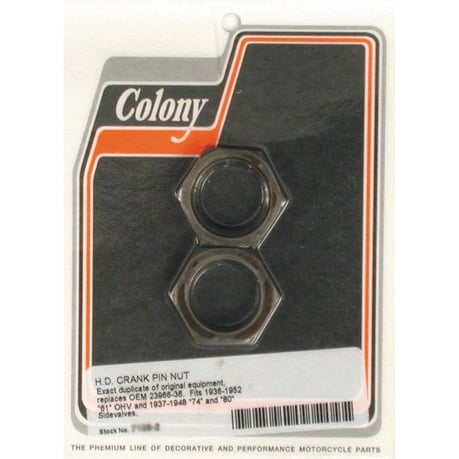 Colony, crankpin nuts. 36-52 models kampimutterit