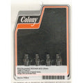 Colony, rocker box oil drain fittings. Black öljyntyhjennysputken nipat mustat