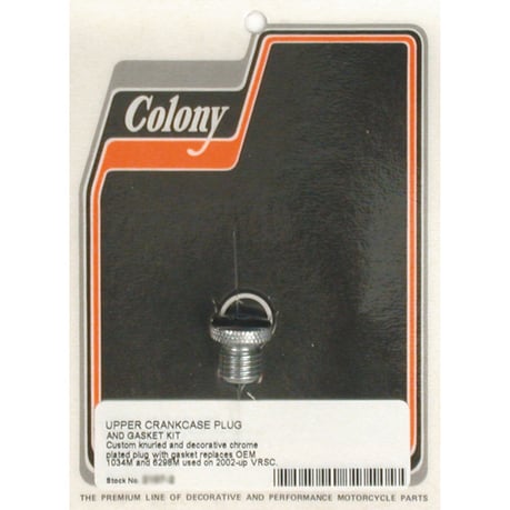 Colony upper crankcase plug & gasket kt Colony ylempi kampikammion tulppa ja tiiviste kt
