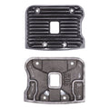 Wannabe Choppers, ribbed rocker cover set uritettu venttiilikoppasarja