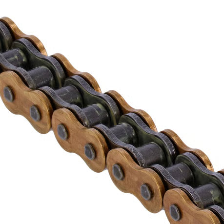 Tsubaki 530 RQ2 X-ring chain. Gold. 118 links ketju