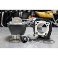 S&S, M8 136" big bore cylinder & piston kit. Clear fins sylinteri ja mäntäsarja