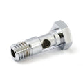 Breather banjo bolt. button head. Chrome Huohottimen banjon pultti, nappikantainen