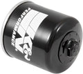 K&N 204-1 spin-on oil filter with top nut musta
