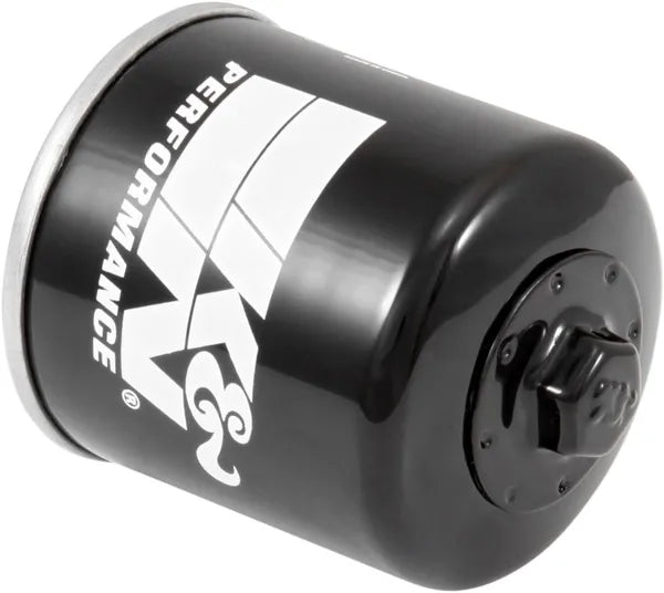 K&N 204-1 spin-on oil filter with top nut musta